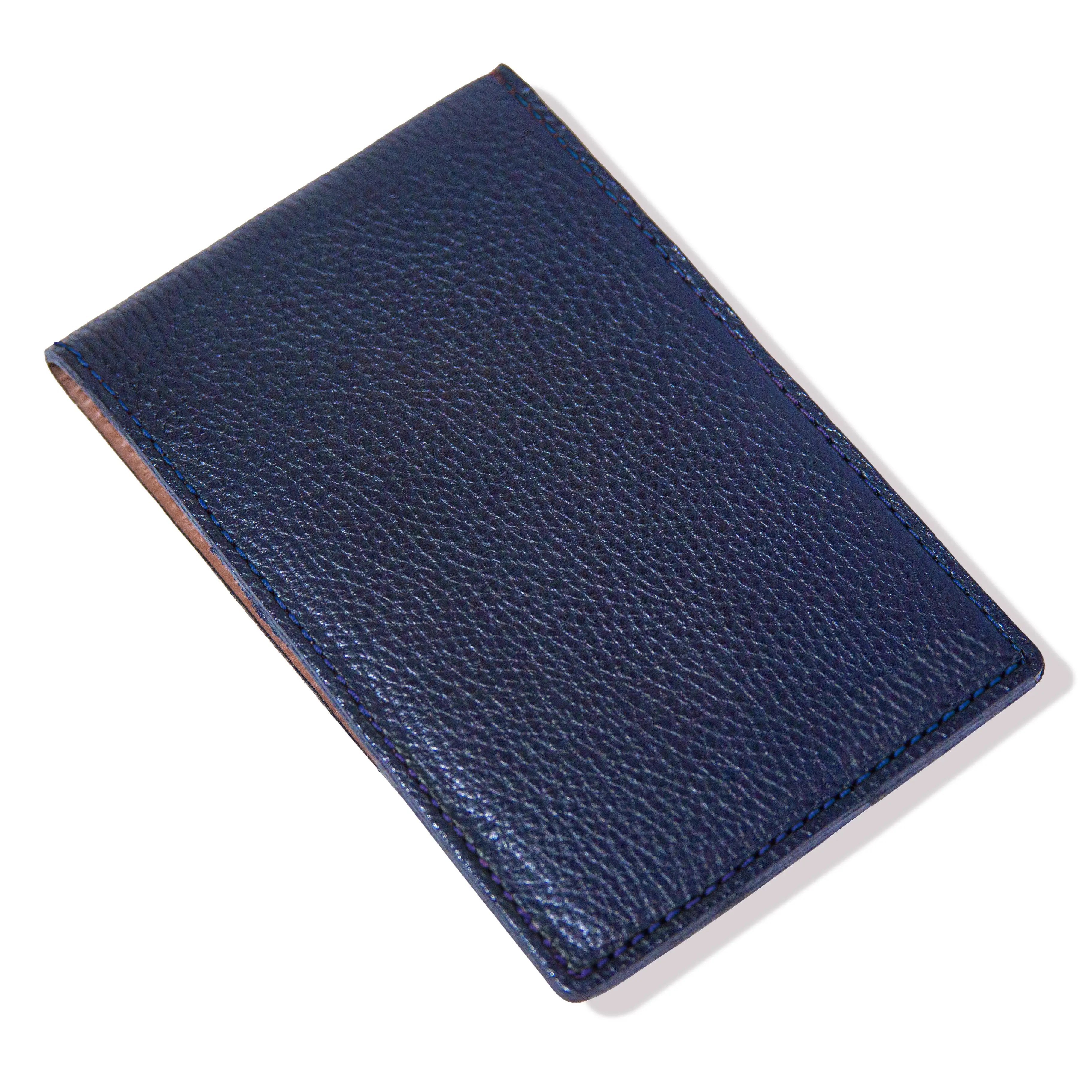 Scorecard Holder Pebble - Blue w/ Blue Thread