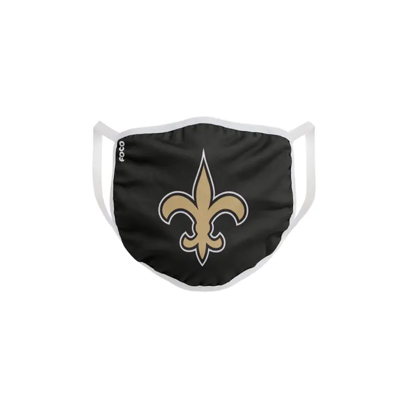 Foco 9069002 Orleans Saints Household Multi-Purpose Face Mask - Masks for Face, Multi-Color Fashion Accessory