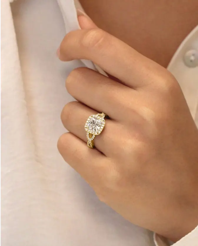 Cubic Zirconia Ring for Women – Elegant Wedding, Engagement & Promise Ring | Sparkling Fashion Jewelry Gift for Valentine's Day, Anniversary & Party