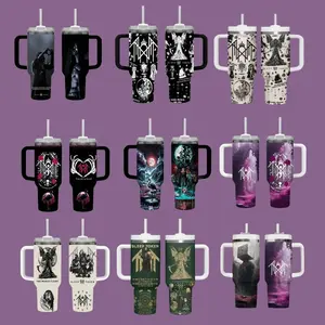Sleep Token Band Music Tour 20oz 40oz Collection Tumbler, Lover Sleep Token Tumbler Gift, Hot Cold Drink Cup, Gift Birthday