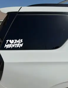 Todas Mienten #2 Vinyl Sticker Quality Vinyl Stickers Available in Many Colors and Sizes - Car Stickers Truck Decals Decorative Decal