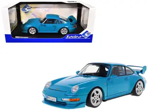 Solido 1:18 1997 Porsche 911 (993) Clubsport Riviera Blue