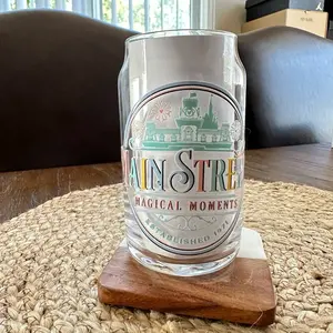 Magic Kingdom Main Street Glass Cup