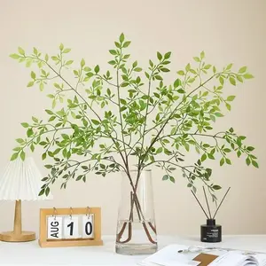 Artificial Greenery Stems, Faux Greenery Stems, Indoor Fake Leaves, Decorative Plants for Home Office Garden Decor, Fruit