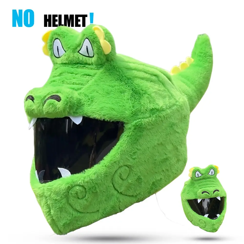 Plush Animal Helmet Cover, Fun and Unique Friction-Resistant Protection, Personalized Helmet Protector, Stylish and Durable Design, Durable Protective Gear