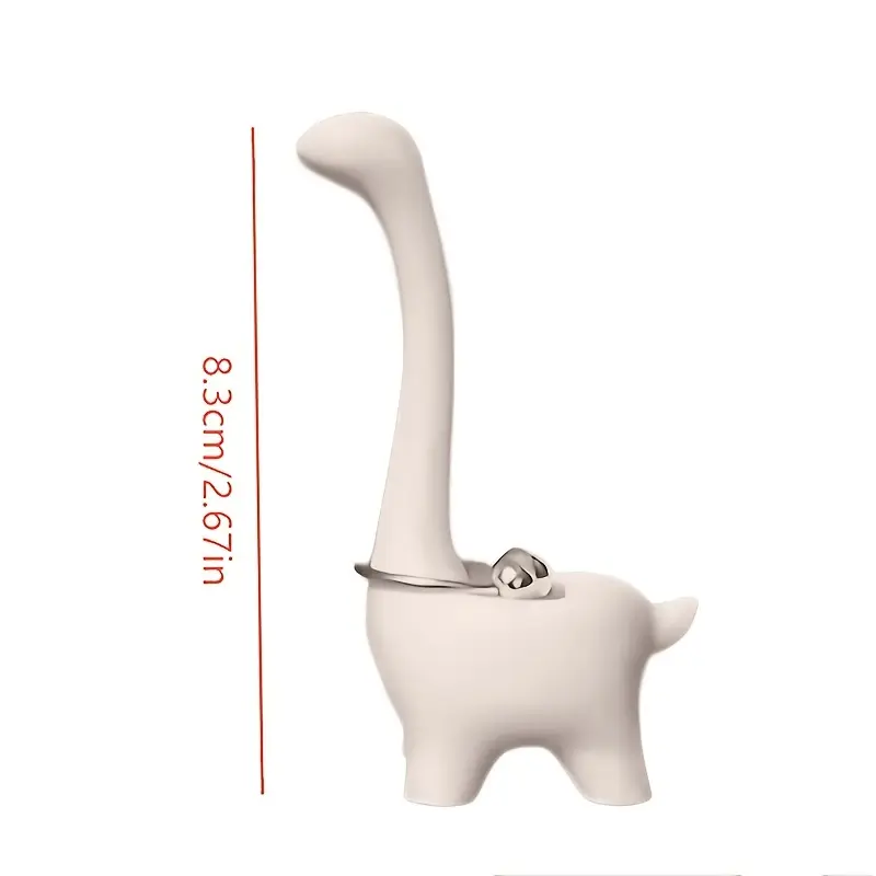 1pc Dinosaur Ring Holder Organizer, Elegant and Cute, Suitable for Ring Storage