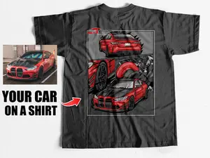 Custom Car T-shirt of Your Car/Truck/Bike