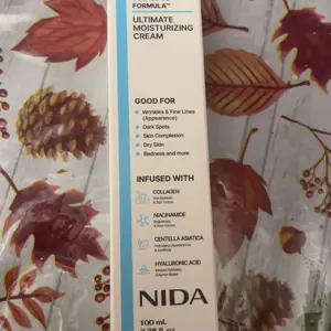 Product Review of NIDA Youthful Formula Ultimate Moisturizing Cream (100mL) / Collagen, Niacinamide, Centella Asiatica, Hyaluronic Acid / Wrinkles, Dark Spots, Skincare Hydrating Daily Moisturizer Moisture Hydrate from I**y