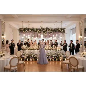 Xianqi Slim Sisters Queen's Bridesmaid Dress