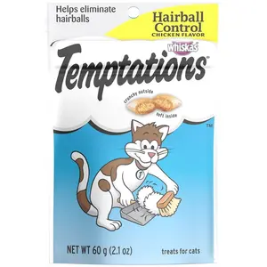 2.1 oz Whiskas Temptations Functional Control Chicken Flavor Cat Treats