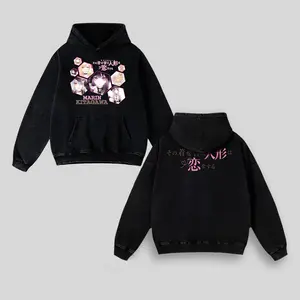 My Dress Up Darling Marin Kitagawa Girl Kawai Waifu Anime Washed Hoodie Sweatshirt All Size, Anime Graphic Vintage Cotton unisex graphic tees 90s