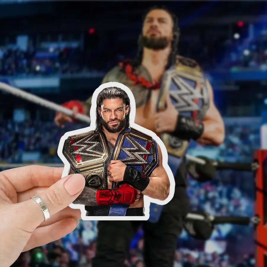 Roman Reigns Sticker, Vintage WWE Tee, Roman Reigns Wrestling OTC Tribal Chief Retro Wrestler Fan Gift