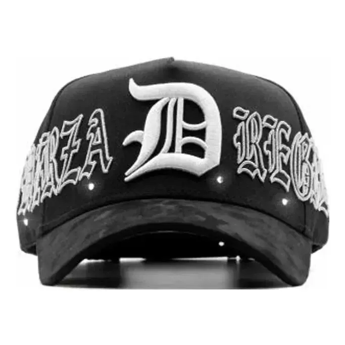 Unisex Baseball Cap with Standout Crystal Logo, Black Adjustable Cool Hat for Adults, Urban Casual Wear Caps with Designs, Adult Hat, Any Occasion