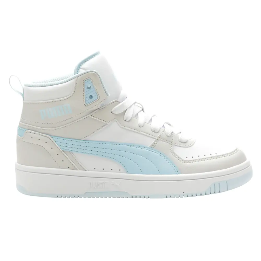 PUMA Womens Rebound Joy High  Sneakers Shoes Casual - Grey, White