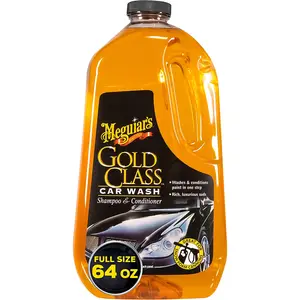 Meguiar'S Gold Class Car Wash - Get Professional Results in a Foam Cannon or as a Bucket Wash - Get a Clean and Glossy Finish That'S Safe for All Paint Types - 64 Oz Meguiar's