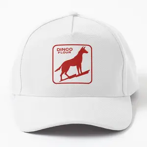 Dingo Flour Twill Cap Hat  Classic and Nostalgic Embroidered Design, Perfect for Fans of Australian Heritage and Those Who Appreciate Vintage Advertising Icons