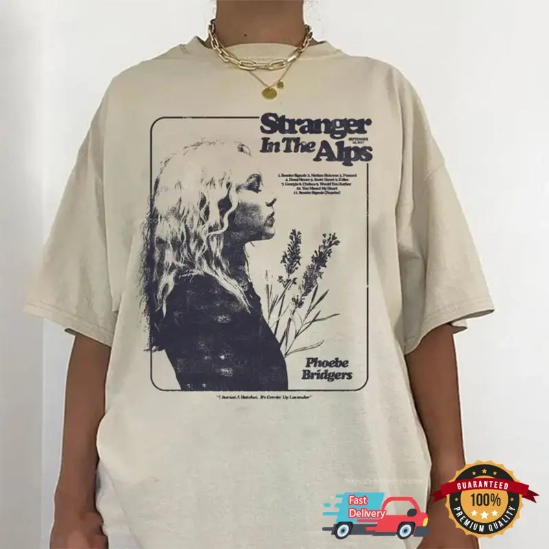 Phoebe Bridgers Stranger In The Alps Album Tour Gift For Fan S to 5XL T-shirt
