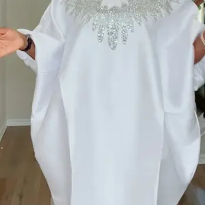 Mikado Boubou Women's Wear Clothes Costume in white Color No Specific Attributes or Features Mentioned