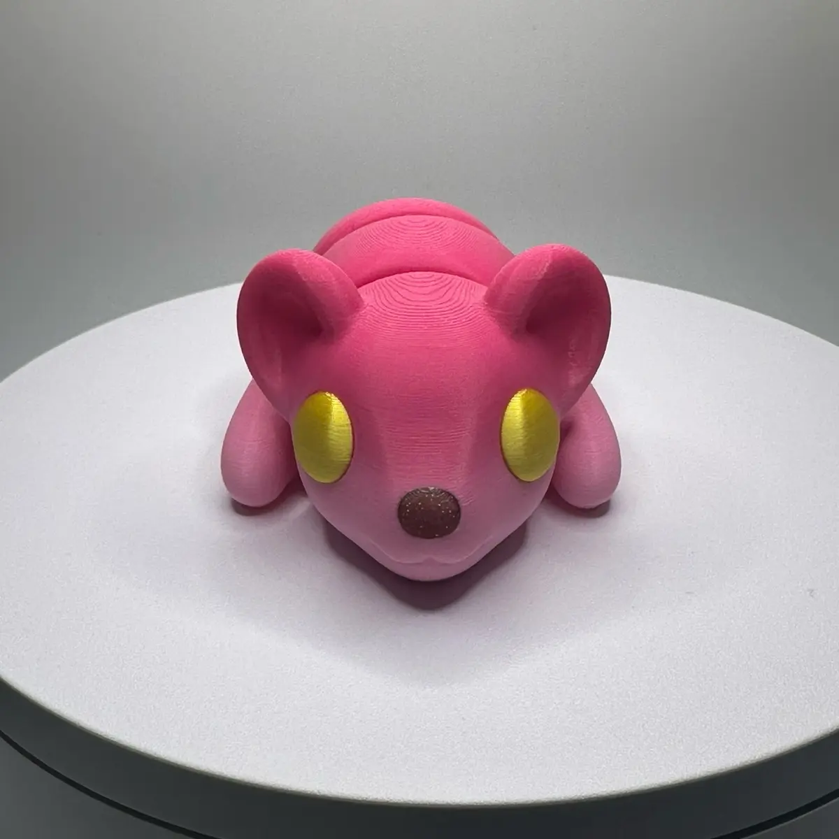 Baby Mouse 3D Printed – Jumbo Flexi Rat Toy, Adorable Collectible Gift