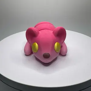 Baby Mouse 3D Printed – Jumbo Flexi Rat Toy, Adorable Collectible Gift