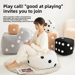 New Fun Dice Shaped Pillow Floor Cushion Bedroom Bedside Pillow Living Room Sofa Cushion desk  pillow cute gift prayer