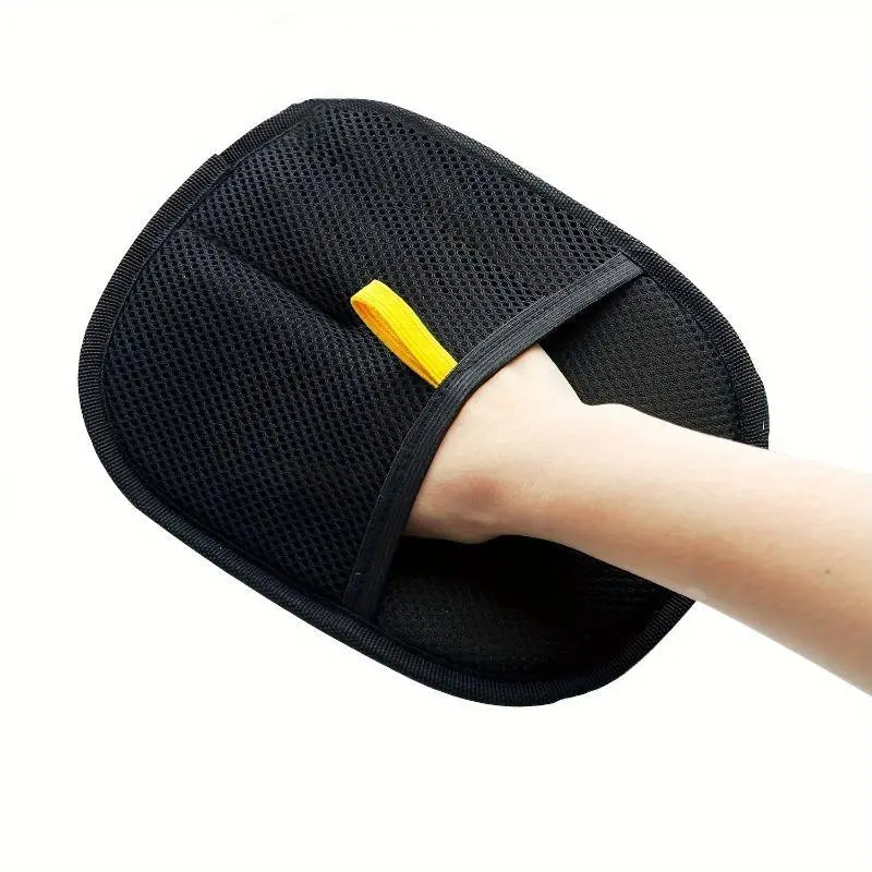Reusable pet hair removal gloves, pet static hair removal gloves, double-sided brush, suitable for hair removal.