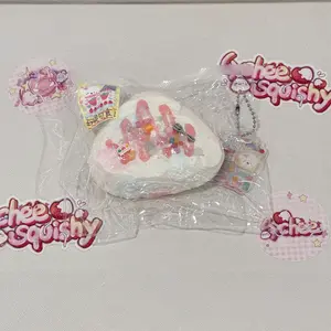 MissWu Squishy TabaSquishy Toy Handmade Squishy Stress Relief Toys Taba squishy - Lychee Squishy