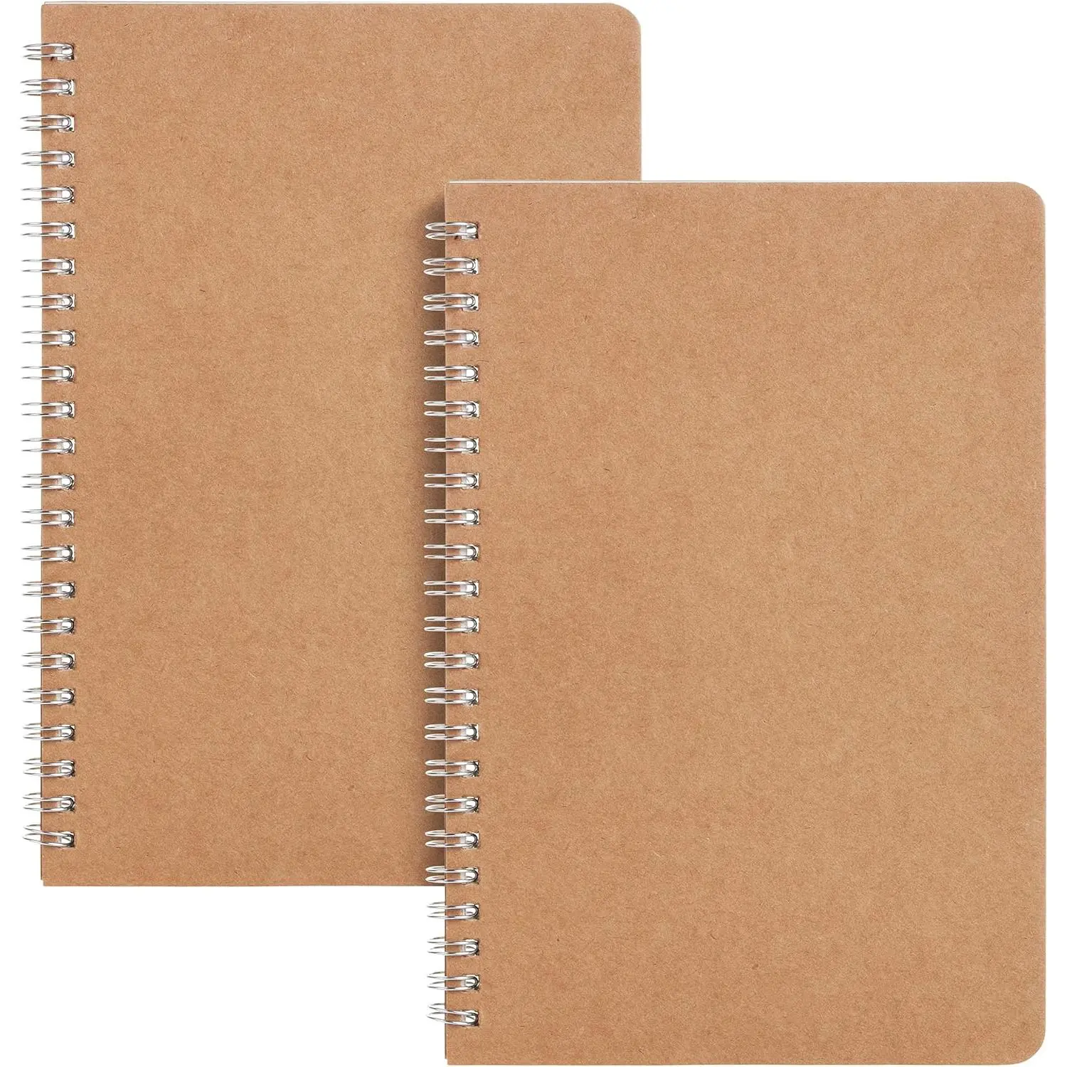 - Spiral Notebook, A5,  Cover, 2 Pack, 80 Pages, Sketch Book, Drawing Notebook, Notebook Spiral, Spiral Bound Notebook, Spiral Sketchbook, Blank Journal Notebook, Unlined Notebook