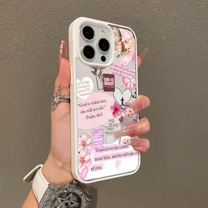 Trendy Magnetic Case for iPhone11/12/13/14/15/16/promax Faith Collage MagSafe Ready, Ultra Thin & Shockproof | Cute Pick for Girls