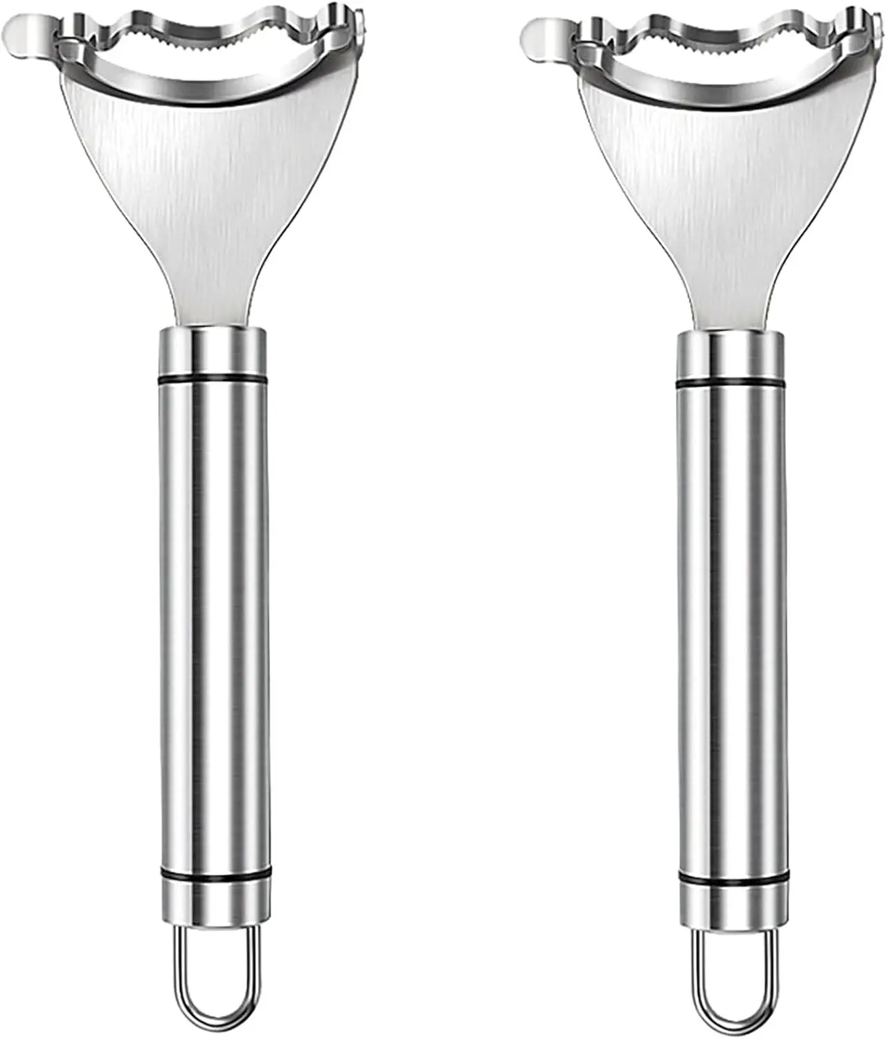Corn Peeler, 2 Pcs 7 Inch Stainless Steel Corn Scraper for Corn Kernels Removes from Corn Cobs In Seconds (2)