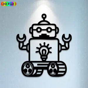 1pc Robot Metal Wall Art,Creative Robot Statue Mural,Ideal Gift for New Year,Easter,Weather-Resistant Metal Wall Decor Wall Sculptures,Perfect for Home Wall & Garden Fence Robot Enthusiasts