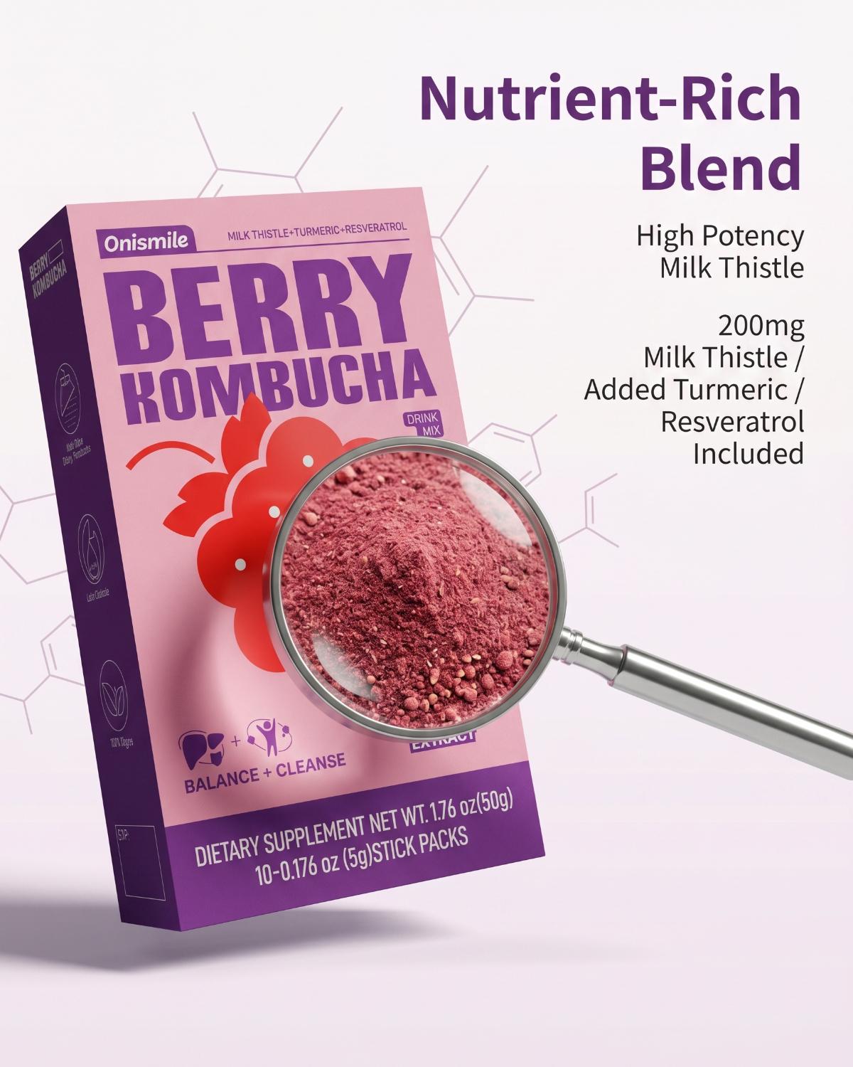 【Onismile Live】 Composite Berry Flavor Kombucha Contains Three Layers of Natural Liver-Protecting Ingredients. Essential for Drinking Alcohol, Staying Up Late and Social Events. Helps Reduce th PDCe Burden on the Liver. 【Onismile Live】 Composite Berry Flavor Kombucha Contains Three Layers of Natural Liver-Protecting Ingredients. Essential for Drinking Alcohol, Staying Up Late and Social Events. Helps Reduce th PDCe Burden on the Liver.