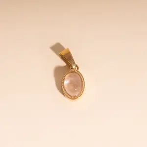 Dawn to Dusk Oval Necklace Charm