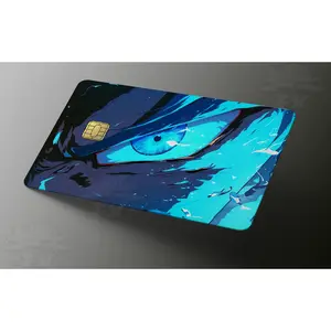 Blue Anime Eye Credit Card Skin