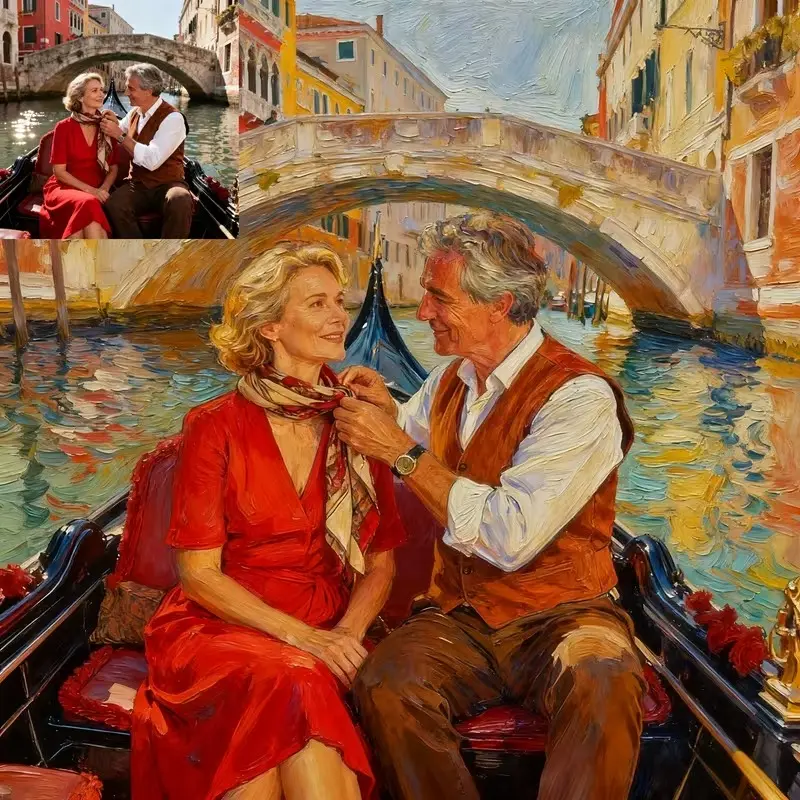 2D Flat, Custom Oil Paintings, Portraits on Canvas with Wooden Frames, Art Transformed from Photos, Wedding and Family Portraits, Suitable for Couples, Birthdays, Engagement Portraits, Pet Memorials | Family Gifts | Personalized Gifts