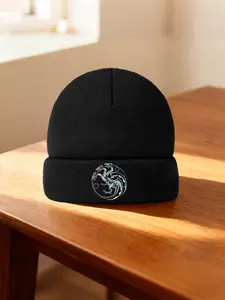 House Targaryen 2026 new model Multi Color Soft Fabric Winter Cap Warm Cozy Unisex Knit Hat with Universal Fit, Versatile Headwear for All Genders & Cold Weather Outfits