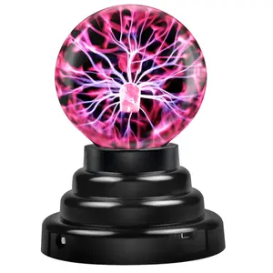 Plasma Ball Science Gift Touch Sensitive Plasma Globe Decorative Lamp Novelty Gift Halloween Christmas 3 inch