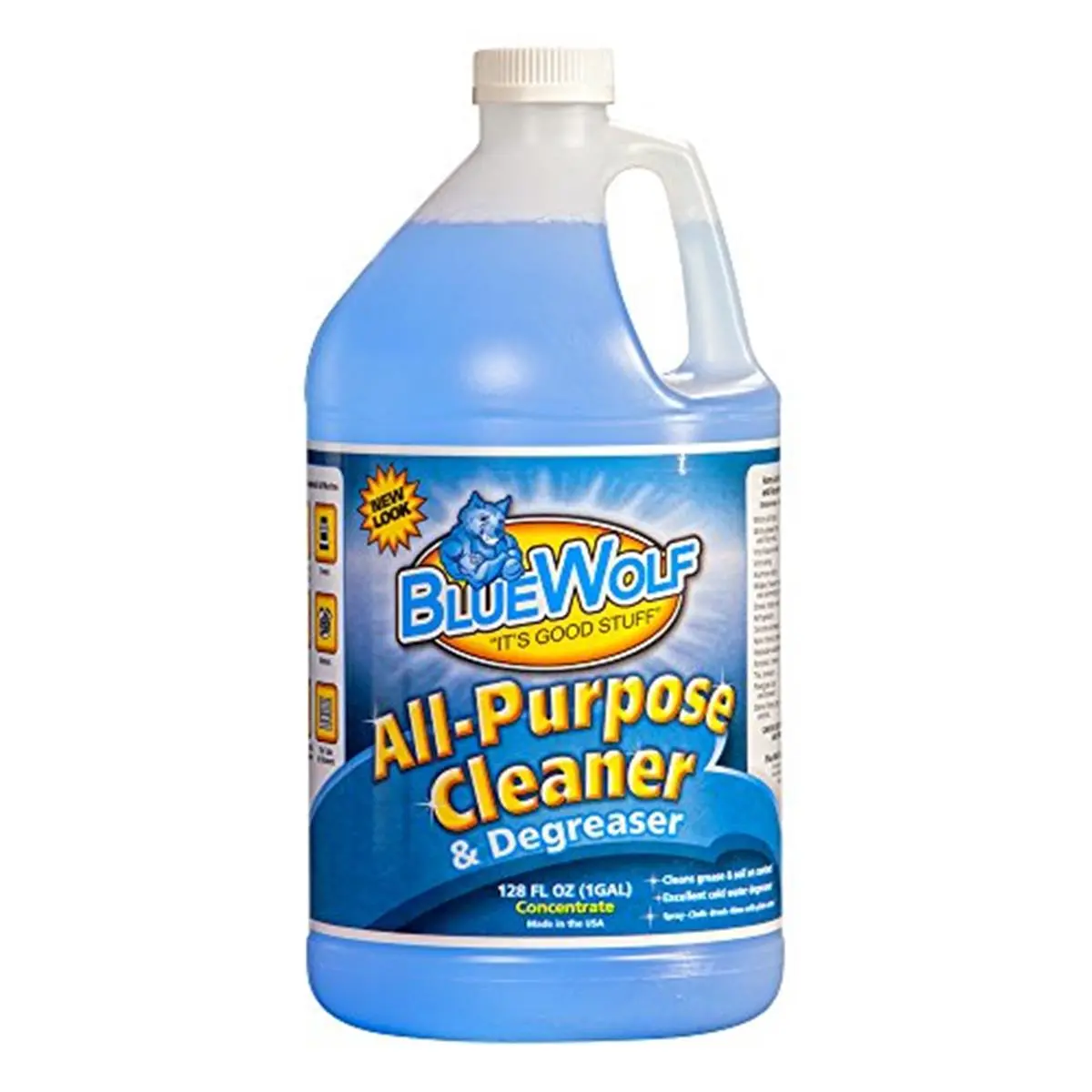 212 MAIN Heavy-Duty Biodegradable All-Purpose Liquid Degreaser Cleaner, 1 gal Pour Jug (Pack of 6), Portable Car Detailing & Heavy Equipment Cleaner, Vinyl Siding-Safe, Removes Blood Stains (Blue Wolf Sales & Service)
