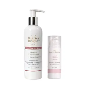 Barrier Bright Night Repair Duo | Retinal Cream + Barrier Repair Lotion | Overnight Glow + Skin Renewal