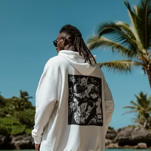 Gundam Hoodie Unisex Stylish Tee Breathable Navy Print Menswear Casual Cotton Comfort Durable Design Streetwear Comfy Apparel Pullover