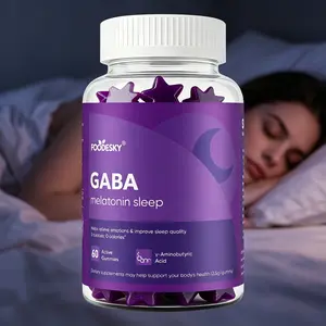 Dietary Sleep Support Supplement for Adults with Melatonin, GABA, Valerian Root, L-Tryptophan, Magnesium Bisglycinate Chelate, and Chamomile for Deep Restful Sleep