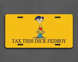 Rolf Funny Tax This License Plate Car Gift