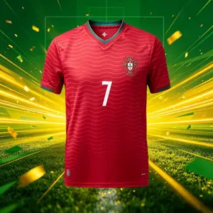 2026 Portugal Home Away 7# Cristiano Ronaldo Short Sleeve Soccer Jersey Fans Version Breathable
