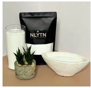 Candle Unscented Non-Toxic Smoke-Free Paraben-Free Long Lasting Pearl Bead Candle - Candle Sand Beads with 20 Disposable Wicks Lasting 100+ Hours