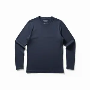 Lightning Thermal Base Layer Top Menswear Crew Neck Outdoor Slim Fit 240gsm Merino Wool Clothes Matching