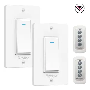 Avatar Controls US Light Switch with Remote Kit 2-Pack No Wi-Fi or App Needed 50-Foot Range Easy DIY Installation Reliable Performance