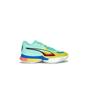Puma Select X Wnba Tipoff Stewie 5 Launch Sneakers in Mint Jelly, Puma Black, & Lemon Crush
