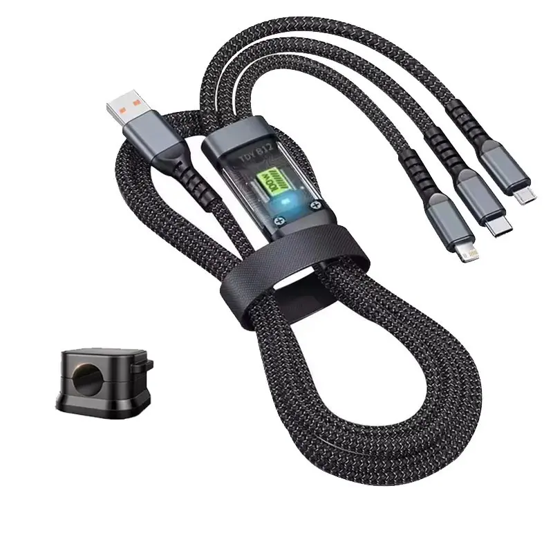 3in1 Fast USB Charging Cable Universal Multi Function iPhone 17 Micro USB Type C Charger Cord Lot 100w 2A