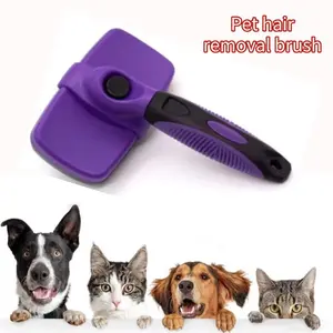 1 pet comb, blue, purple, yellow, green. Hair removal comb, cat grooming tool, cat hair comb, dog pin comb, hair removal comb for dogs, dog grooming comb, Fur Removal Tool, Grooming Supplies