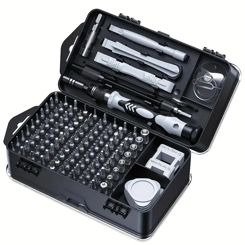 115-in-1 Precision Multifunctional Screwdriver Set, Magnetic Repair Tool Kit, Multipurpose Screwdriver Kit, Non-slip Ergonomic Handle Screwdriver Set, Suitable for Phone, Laptop, Watch, Electronic Product